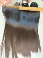 Anbi Raw Vietnamese Bundle Pack · 2.5 Bundles + HD 5x5 Closure · 16" · Bone Straight - Image 2