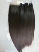 Anbi Raw Vietnamese Bundle Pack · 2.5 Bundles + HD 5x5 Closure · 18" · Bone Straight - Image 3