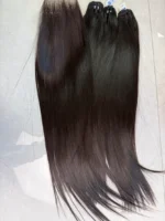 Anbi Raw Vietnamese Bundle Pack · 2.5 Bundles + HD 5x5 Closure · 20" · Bone Straight - Image 2
