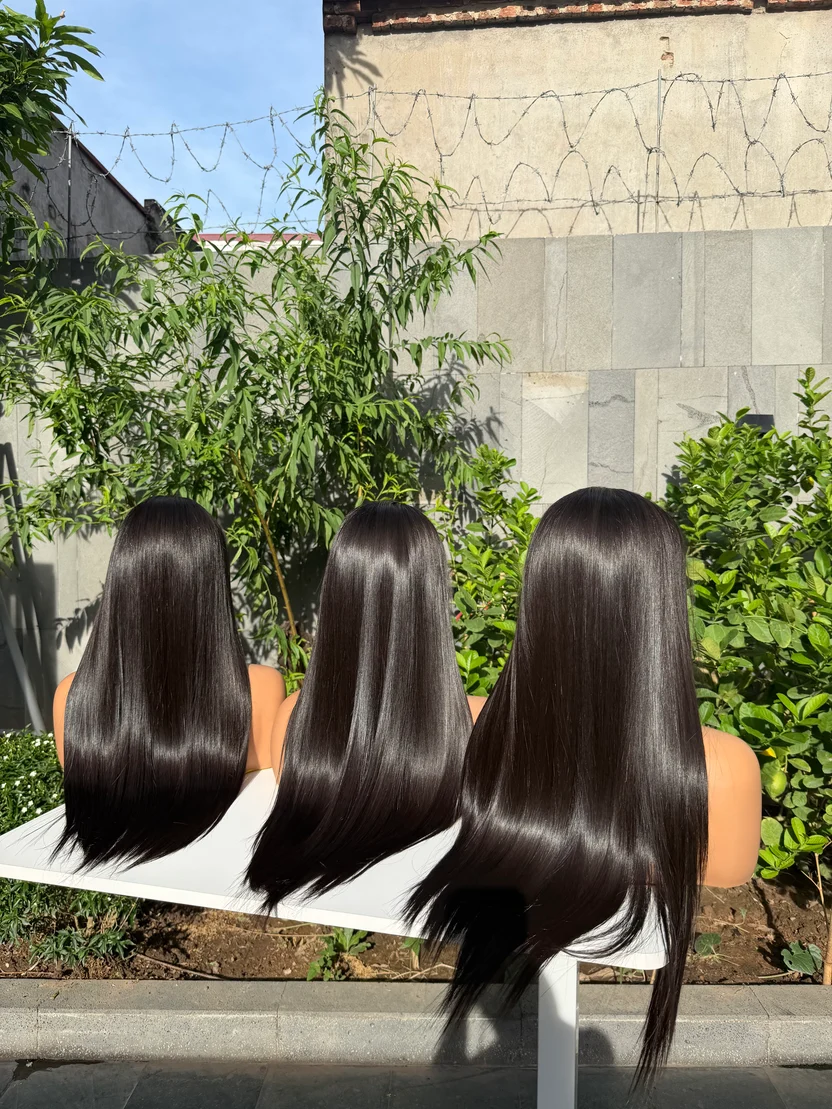IMG_4294 Signature · HD 5x5 · 20" · Baby Hair · Bone Straight · Density 250 - Image 1